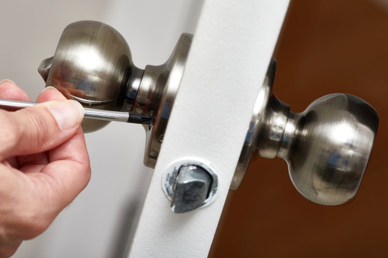 Products For Door Knob Installations in use